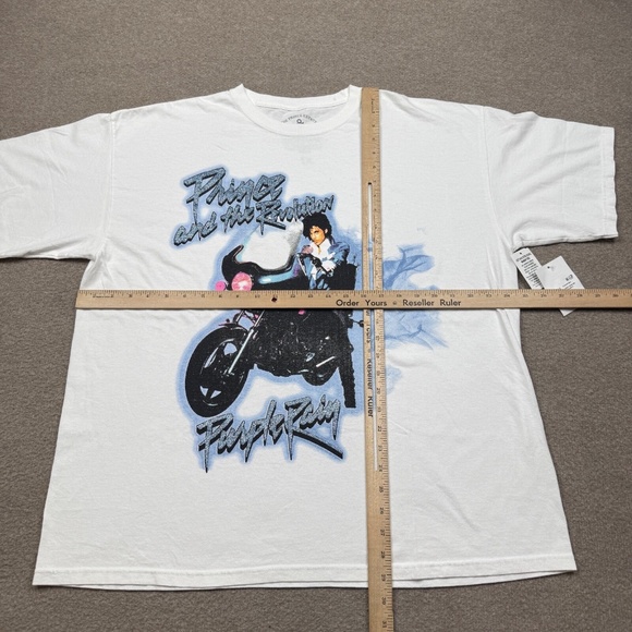 Prince Graphic T Shirt Men's Size XL White Short Sleeve Crew Neck Music Rock Tee - Picture 4 of 6